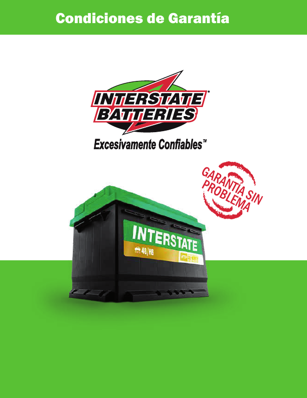 Condiciones de garantía Interstate, página 1 de 4